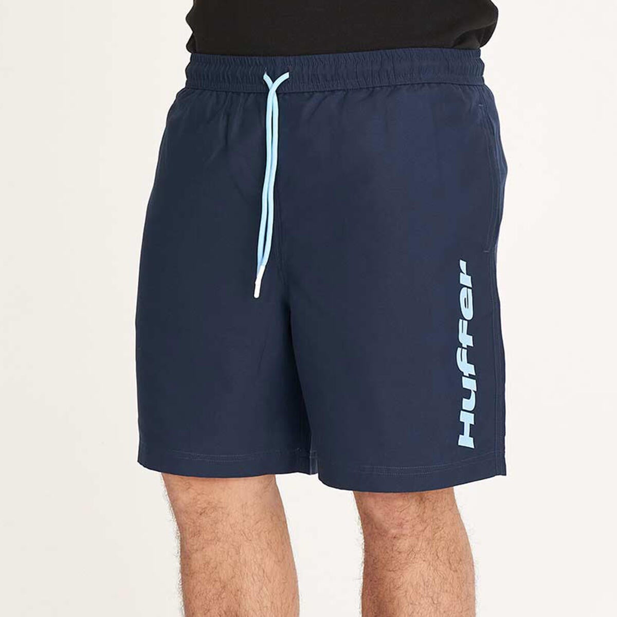 Huffer Mens Staple Swim Trunk /Carved - Navy