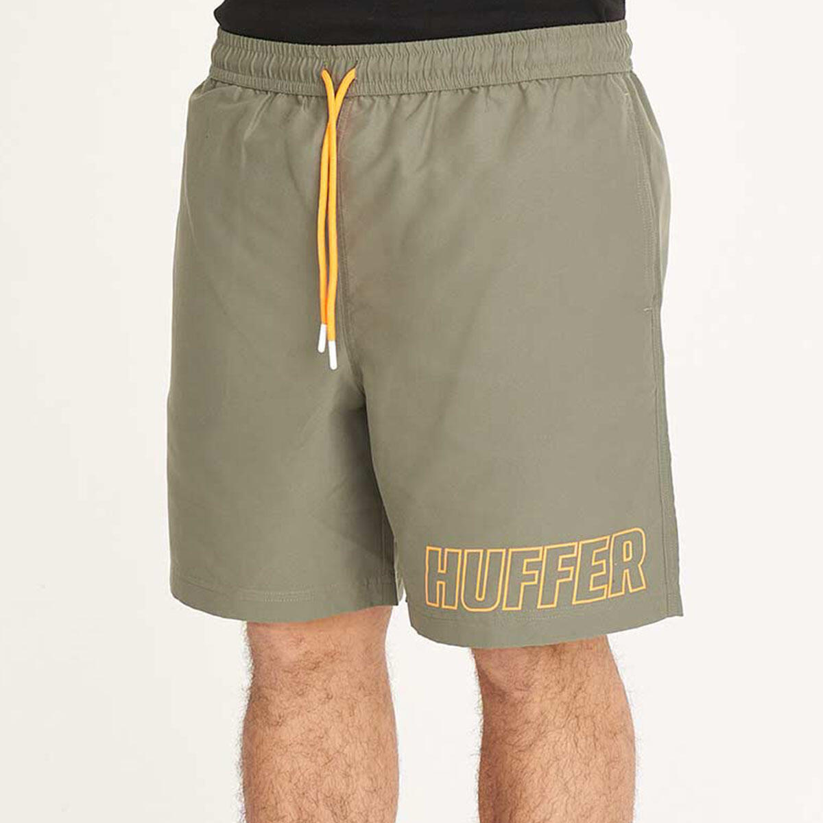 Huffer Mens Staple Swim Trunk / Abridge - Khaki