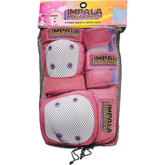 Impala Protective Knee & Elbow Set Youth/Kids - Pink