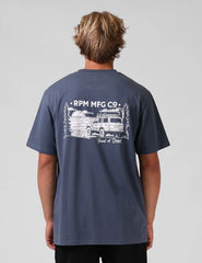 RPM Land Cruiser Tee - Slate Blue