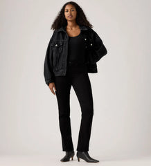 Levi's Womens 314 Shaping Straight Jean - Soft Black