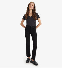 Levi's Womens 314 Shaping Straight Jean - Soft Black
