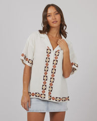 Silent Theory Los Cabos Shirt - Vintage White