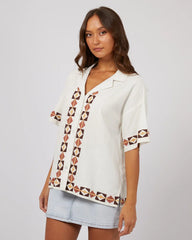 Silent Theory Los Cabos Shirt - Vintage White
