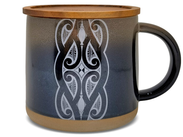 Moana Rd Glazed Ceramic Mug - Miriama Grace Smith