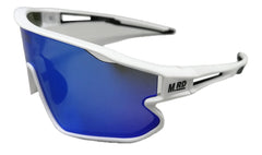 Moana Rd Roadsters Sunglasses - White Blue lens