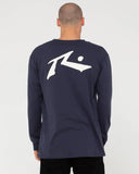 Rusty Competition LS Tee - Navy Blue