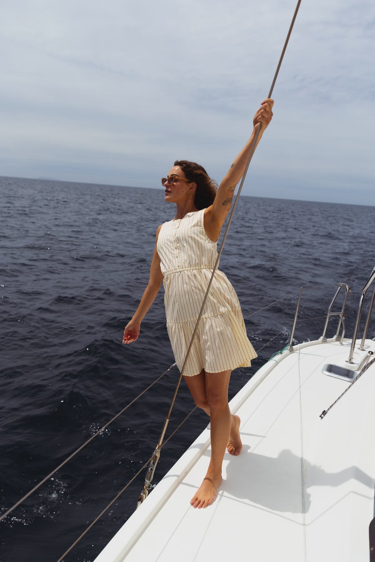 RPM Smock Midi Dress