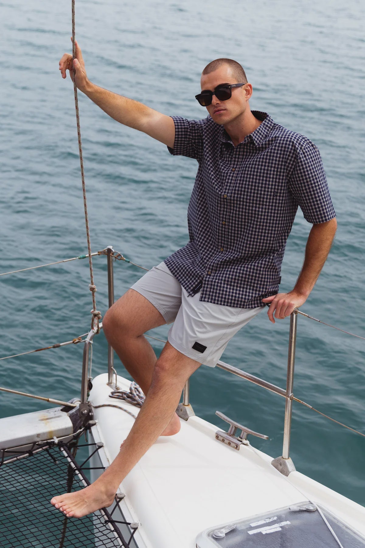 RPM Check Mate Shirt - Navy