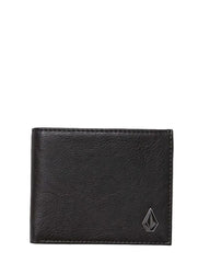 Volcom Slim Stone Wallet - Black
