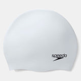 Speedo Moulded Silicone Swimming Cap - White