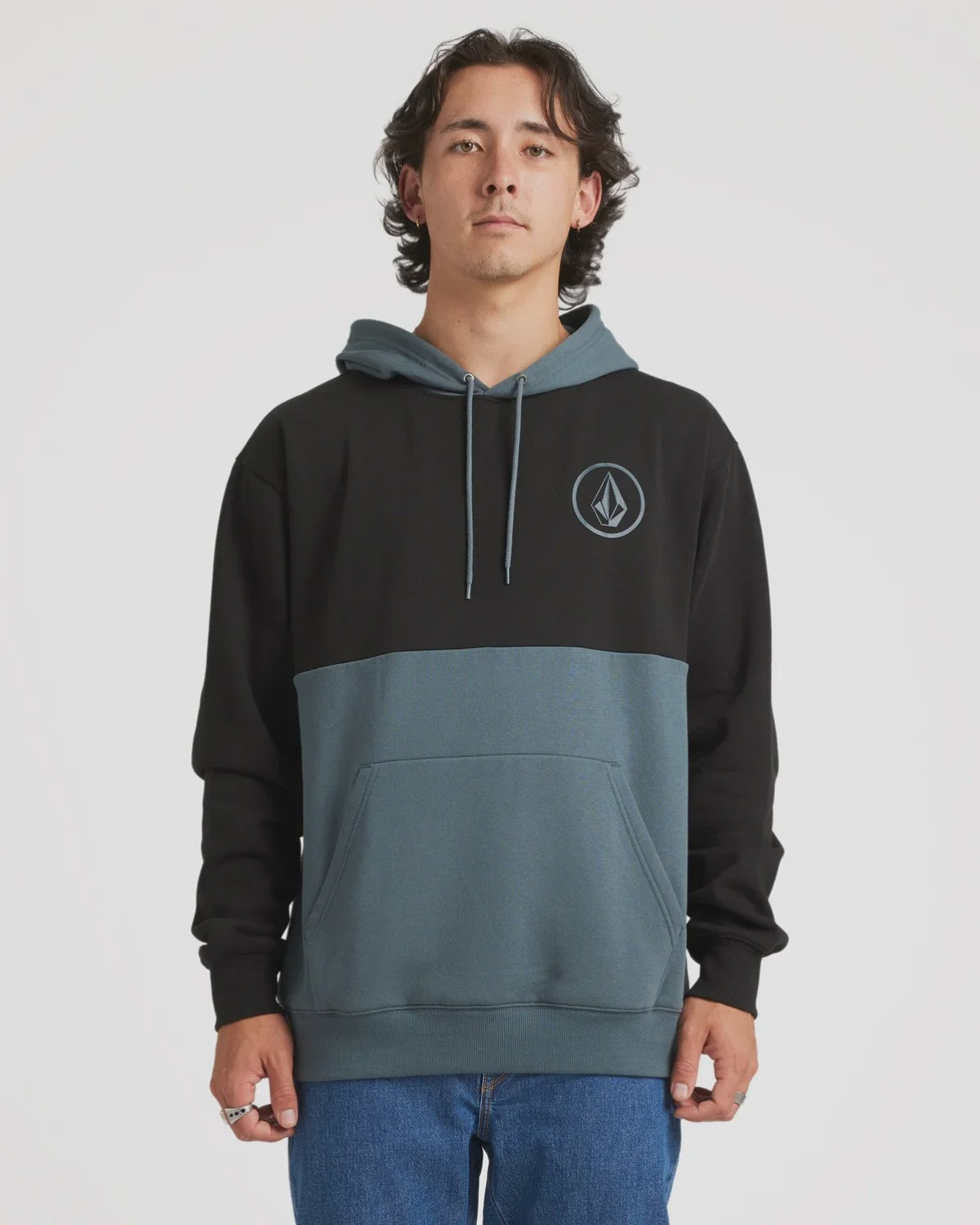 Volcom Stone CB Pullover Fleece - Dark Slate
