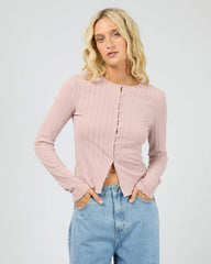 All About Eve Eve Tarni Knit LS Top - Fawn