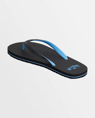Billabong Mens Stacked Thong/Jandal - Black/Blue