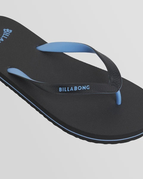 Billabong Mens Stacked Thong/Jandal - Black/Blue