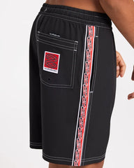Quiksilver Youth 8 - 16 Pu-Tawhiro 17" Volley Swim Short - Black