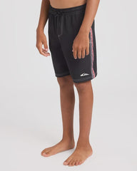 Quiksilver Youth 8 - 16 Pu-Tawhiro 17" Volley Swim Short - Black