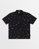 Quiksilver Youth  Peaceful Chaos SS Shirt - Black/White