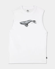 Quiksilver Mens Tohora Muscle Top - White
