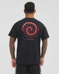Quiksilver Tai-Ura SS Mens Tee - Black