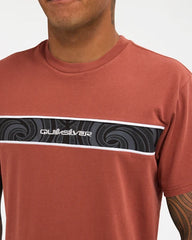 Quiksilver Takarangi Panel SS Tee - Henna