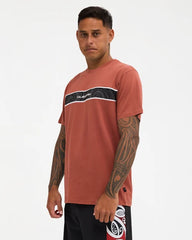 Quiksilver Takarangi Panel SS Tee - Henna