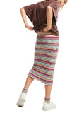 Roxy Sailing Flow Knitted Tube Skirt - Pale Dog Apparel Flowy Mood