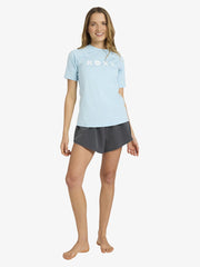 Roxy Beach Essential SS Lycra Rashie - Sky Blue