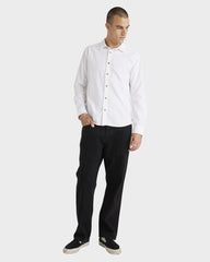 RVCA Base Linen LS Shirt - White