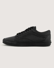 Vans Leather Old Skool - Black/Black