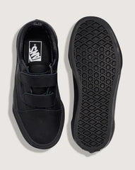 Vans Kids Old Skool V Classic Tumble - Black Mono