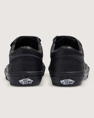 Vans Kids Old Skool V Classic Tumble - Black Mono