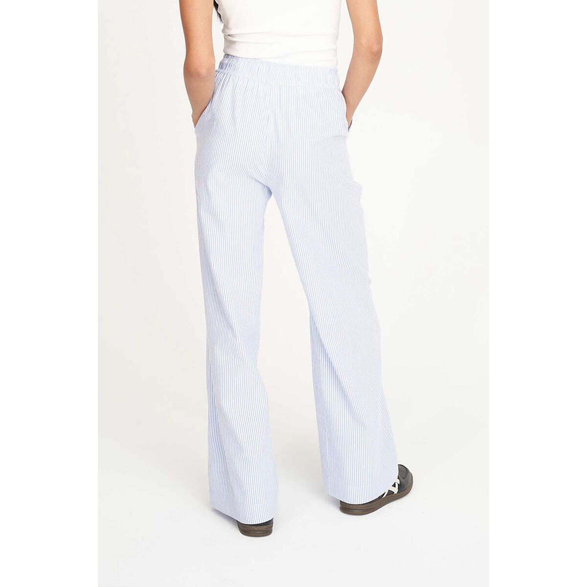Huffer Cruise Lounge Pant - Ice Blue Stripe