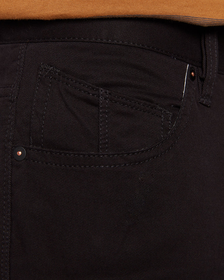 Volcom Solver Lite 5 Pocket Pant - Black (BLK)