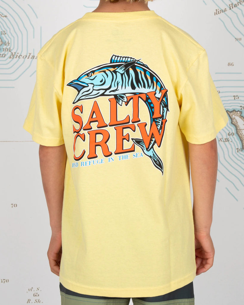 Salty Crew S/S Tee Oh No Boys - Banana Yellow
