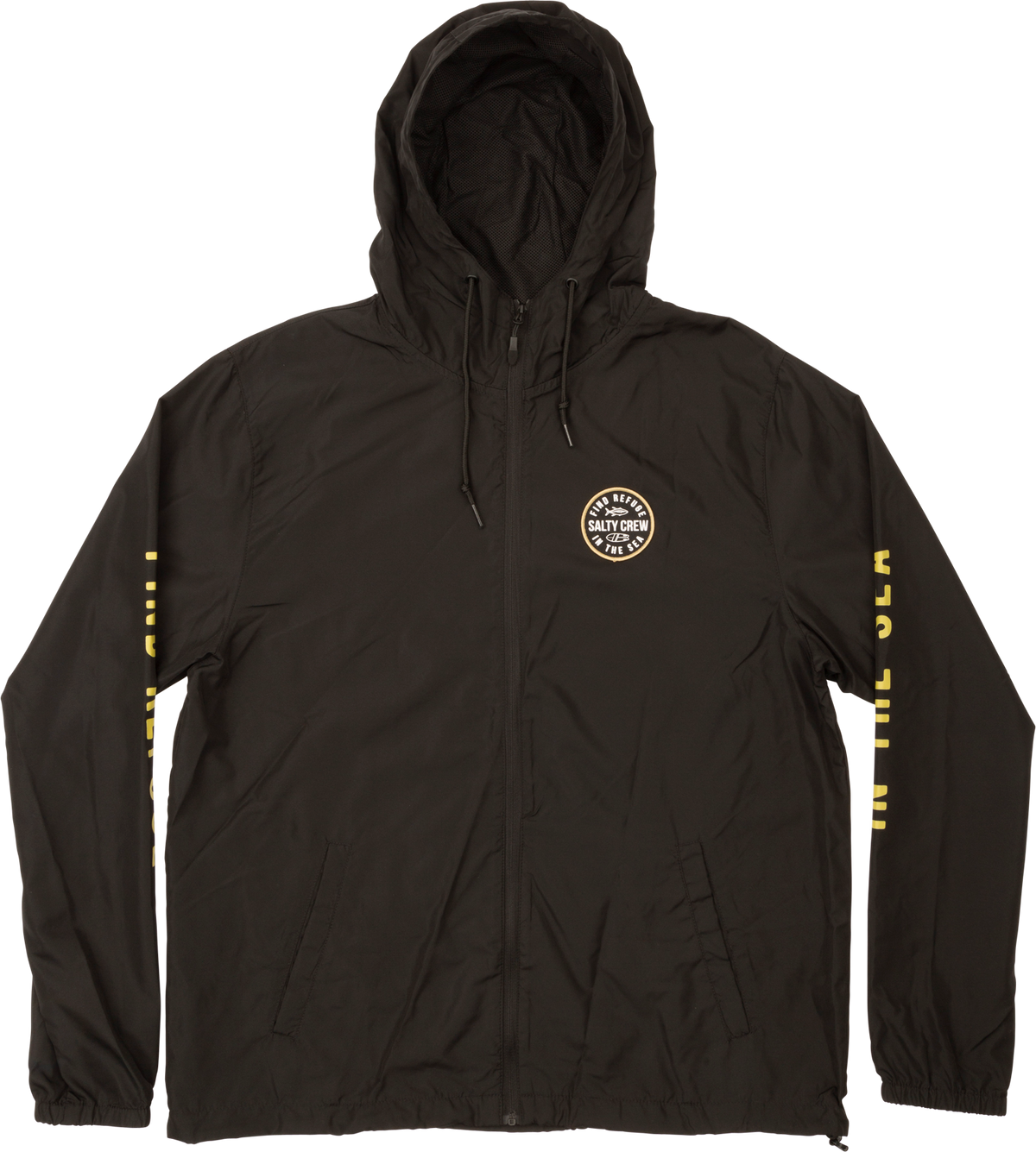 Salty Crew Twin Fin Windbreaker - Black