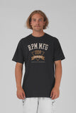 RPM Athletic Tee - Washed Black