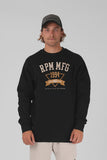 RPM Athletic Crew - Washed Black