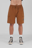 RPM Linen Cargo Short - Bronze