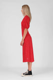 RPM Rubi Midi Dress - Red