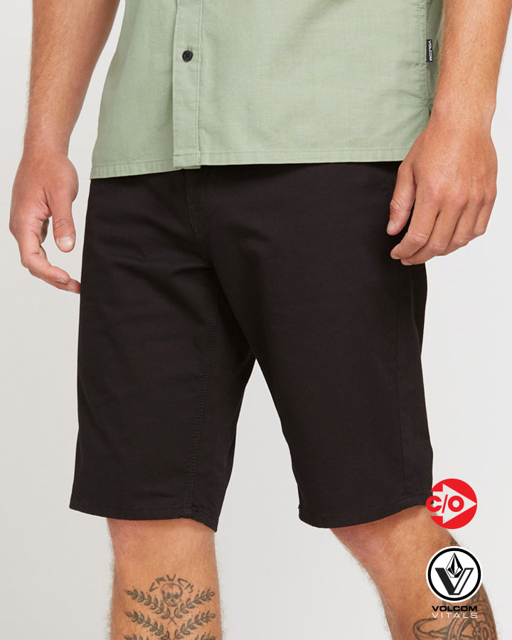 Volcom Solver Lite 5 Pocket Short - Black (BLK)