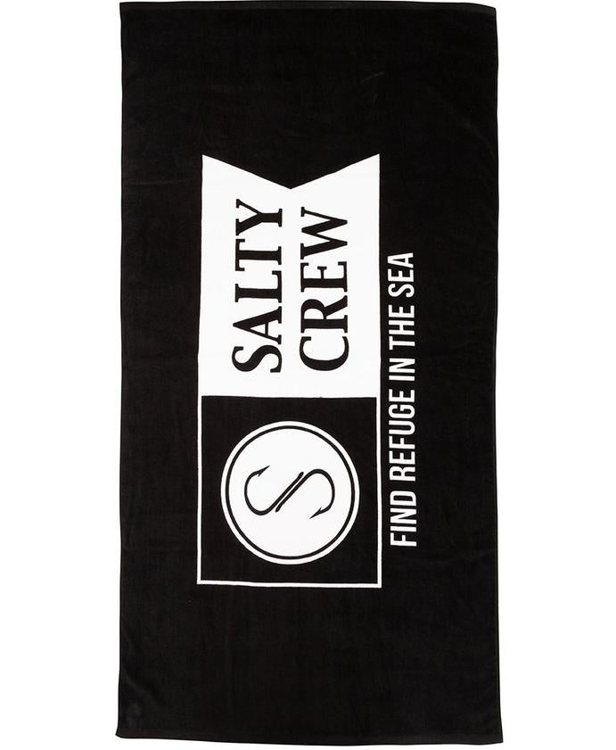 Salty Crew Alpha Refuge Towel - Black