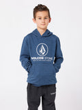 Volcom Youth Round One 3 Pullover Fleece - Tidal Blue