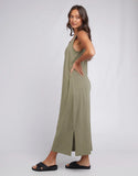 Silent Theory Harley Tank Dress - Khaki