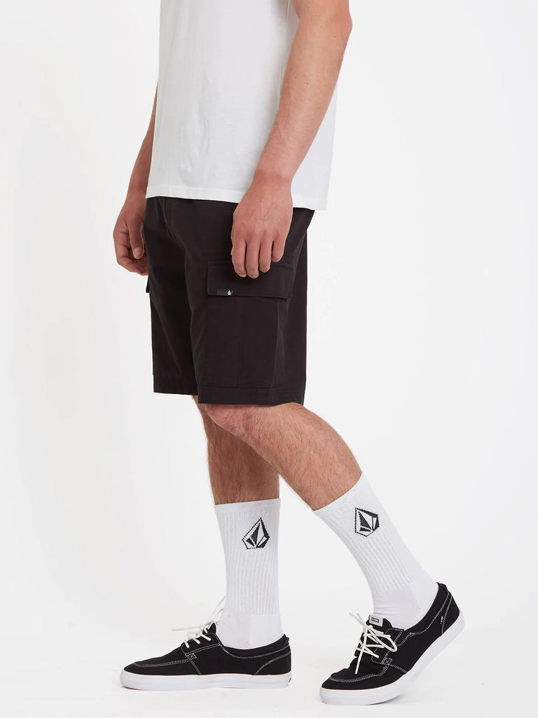 Volcom March Cargo Short Black Out There Surf