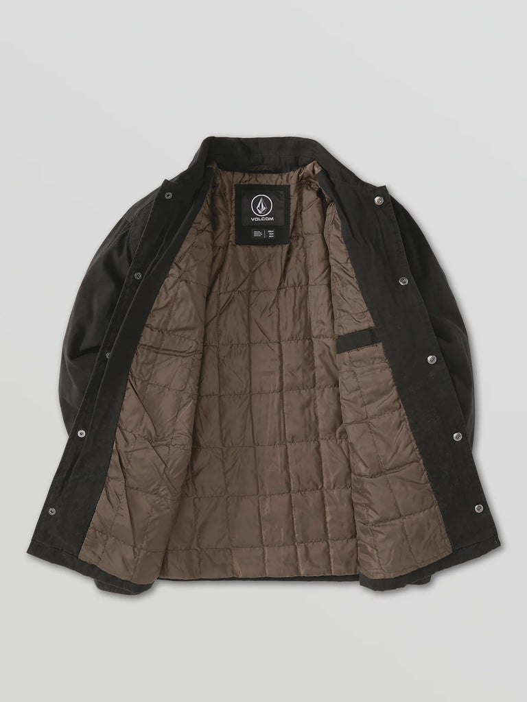 Volcom Larkin Jacket Black Out There Surf