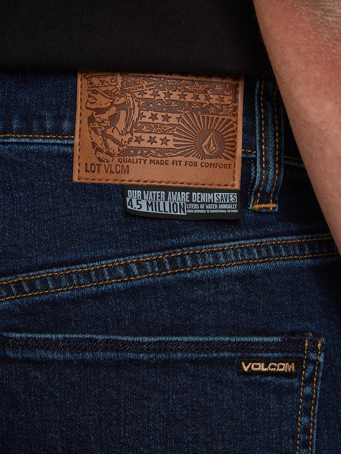 Volcom Solver Denim - Dirty Med Blue