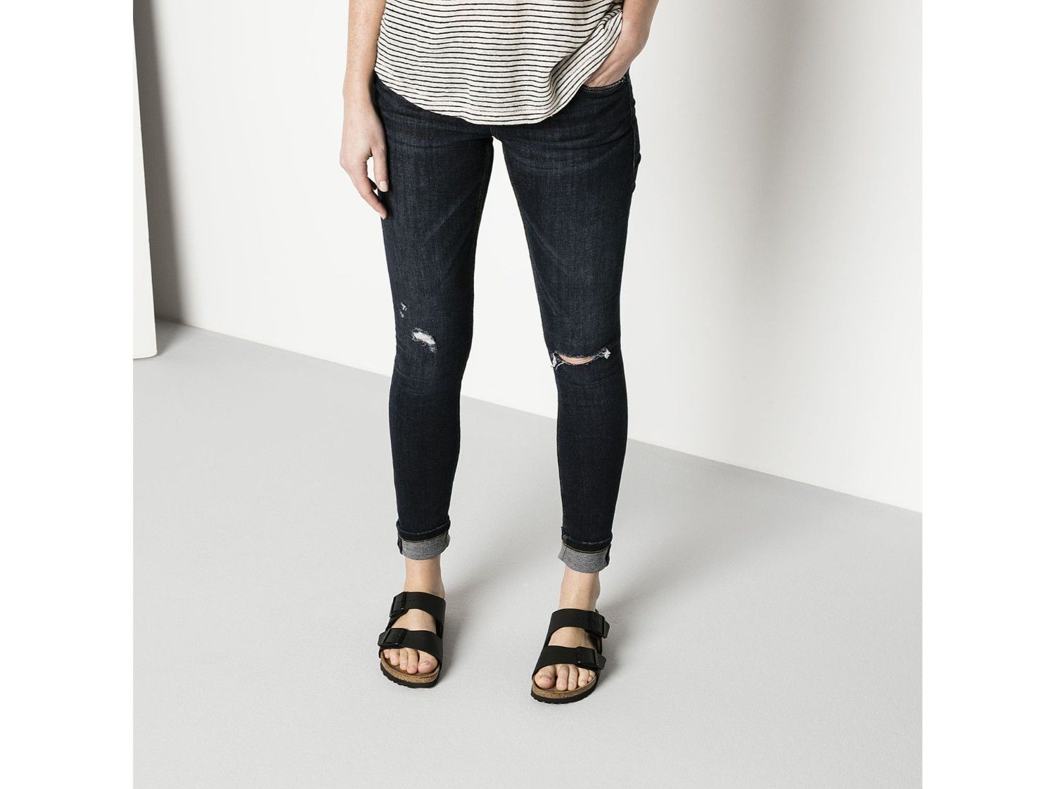 Birkenstock Arizona Birko Flor - Black