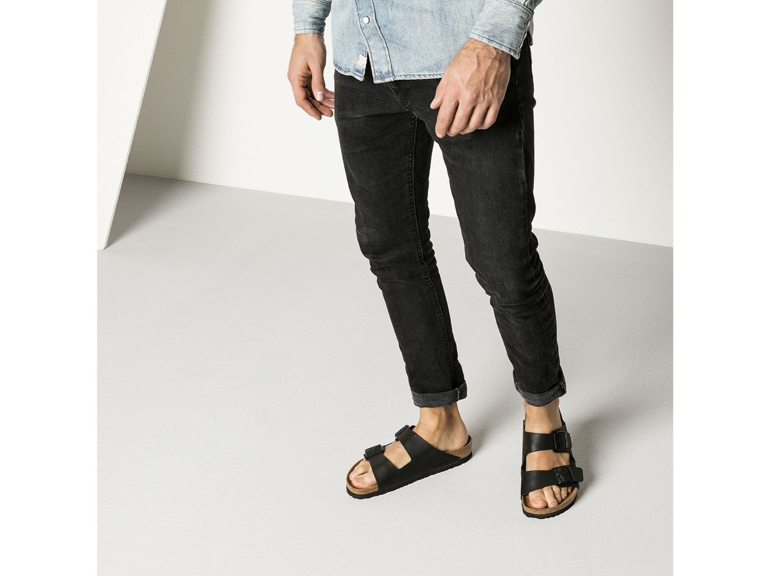 Birkenstock Arizona Birko Flor - Black