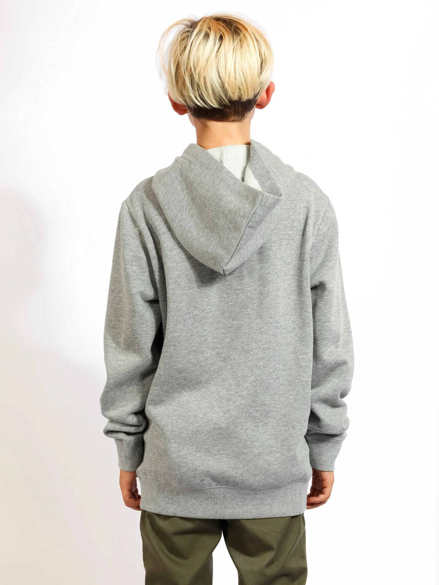 Volcom Youth Stamped Pullover Fleece - Heather Grey